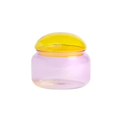 Boite Puffy Verre Multicolore / O 13.5 X H 12 Cm - Verre - & Klevering