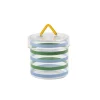 Boite Stripy Verre Multicolore / O 10 X H 13 Cm - & Klevering