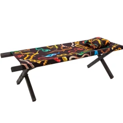 Meridienne Pliable Toiletpaper - Bois / Lit De Jour - Seletti