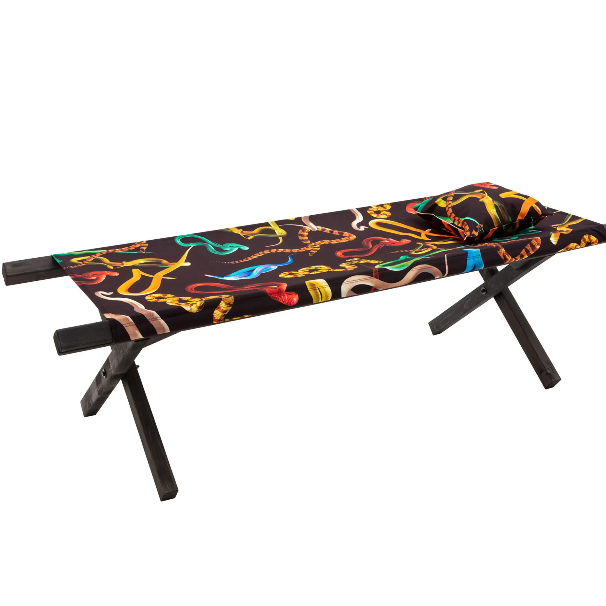 Meridienne Pliable Toiletpaper - Bois / Lit De Jour - Seletti