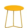 Table D'Appoint Cocotte Metal Jaune / Tabouret - O 34 X H 36 Cm - Fermob