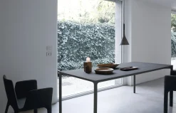 Table Rectangulaire Boiacca Pierre / 200 X 90 Cm - Beton - Kristalia