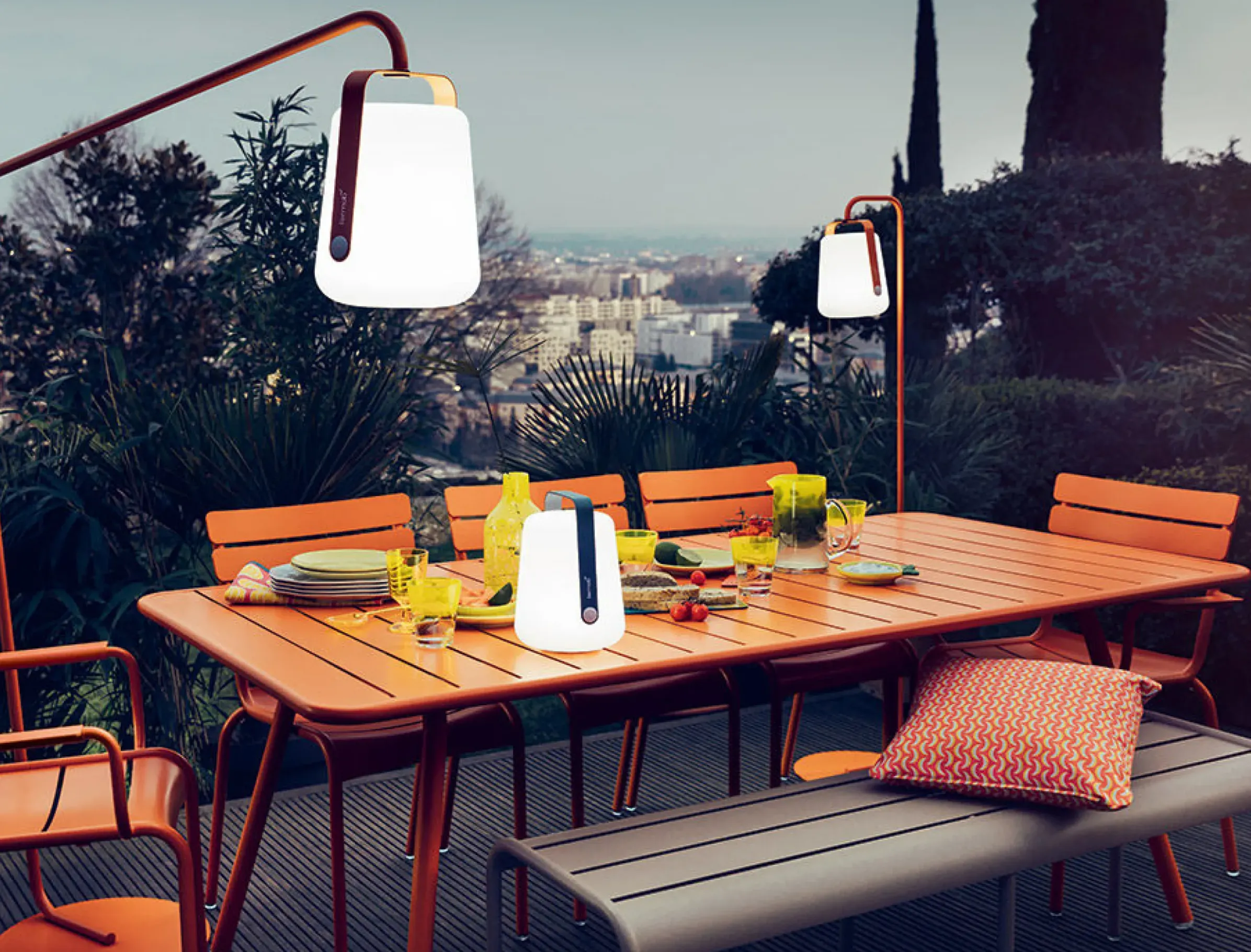 Accessoire Metal Beige / Pied Pour Lampes Balad - Large H 190 Cm - Deporte - Fermob