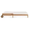 Accessoire  Tissu Blanc Beige / Matelas Outdoor Pour Bain De Soleil Jack - Ethnicraft