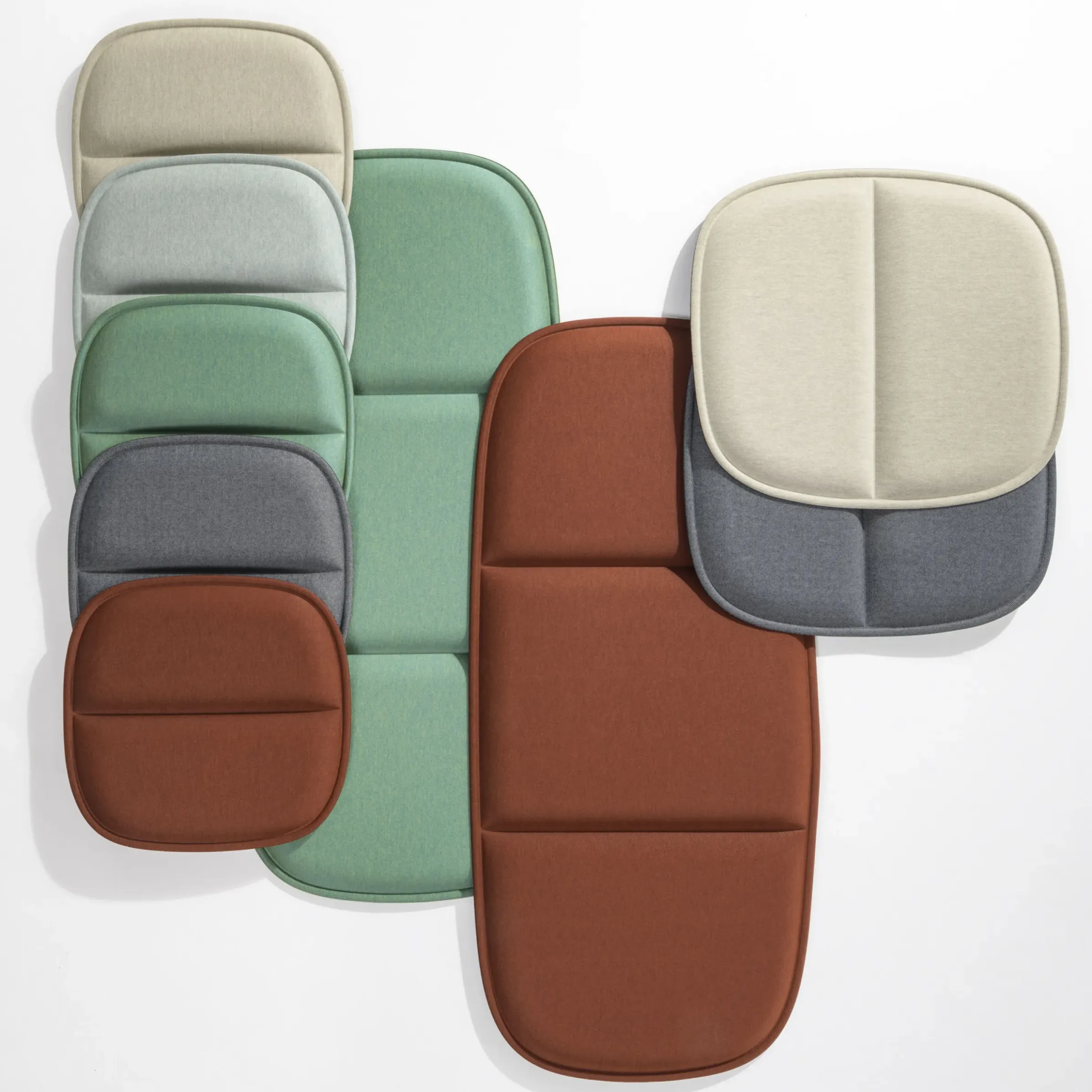 Accessoire Tissu Vert / Coussin Assise Pour Fauteuil Hiray - Recycle - Kartell
