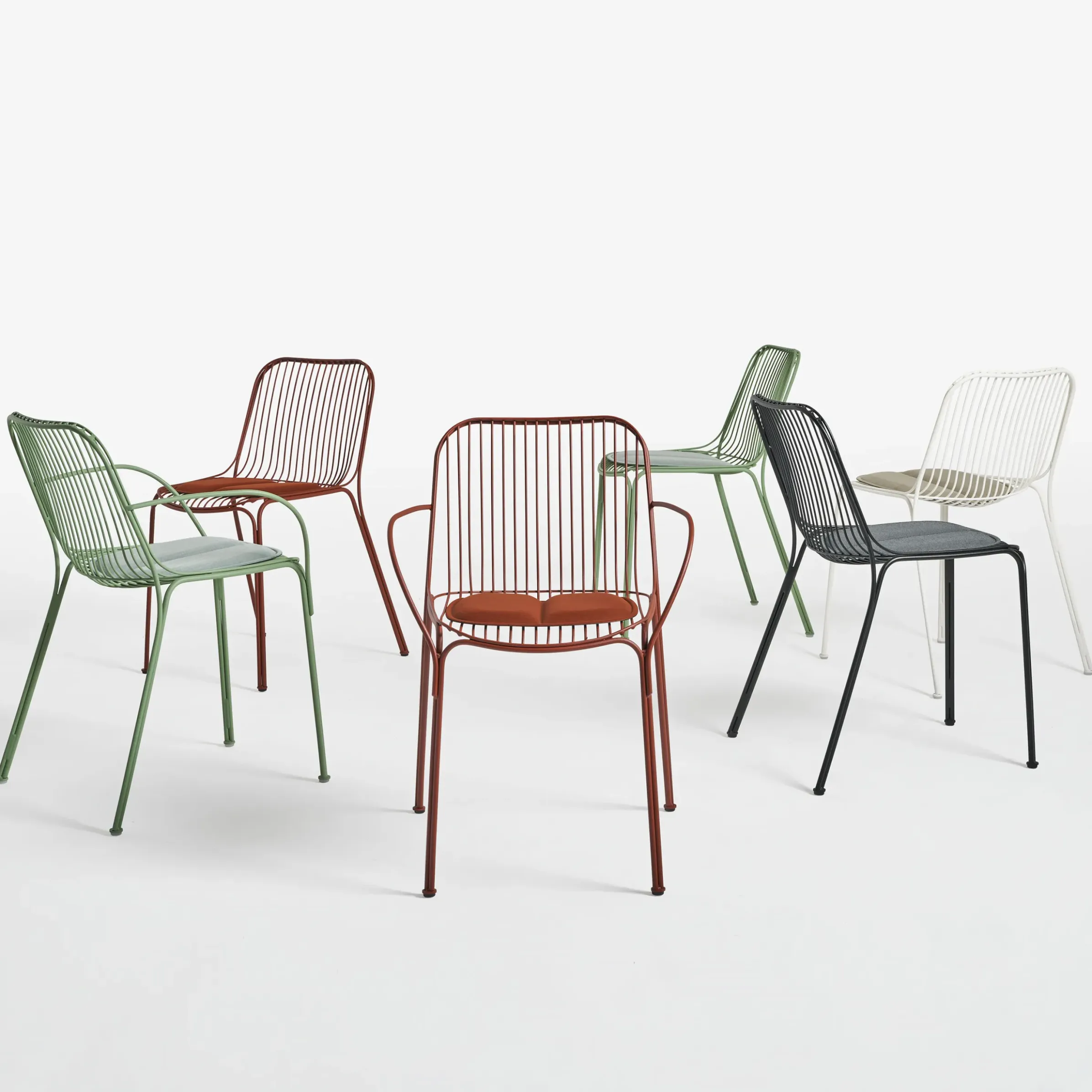 Accessoire Tissu Vert / Coussin Assise Pour Fauteuil Hiray - Recycle - Kartell