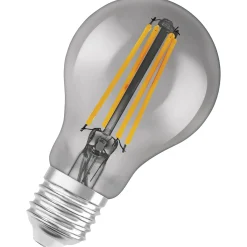 Ampoule Led E27 Connectee / Smart+ Verre Gris / Filaments Standard - 6W = 60W / Bluetooth - Variable - Ledvance