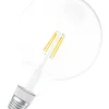 Ampoule Led E27 Connectee  Verre/ Smart+ - Filaments Globe - 5,5W=50W - Ledvance