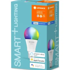 Ampoule Led E27 Connectee  Verre/ Smart+ Multicolore Rgbw - Standard 10W= 60W - Ledvance