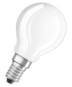 Ampoule Led E14  Verre / Spherique Depolie - 2,5W=25W (2700K, Chaud) - Osram