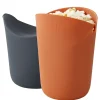 Appareil A Popcorn M-Cuisine Plastique Orange Gris / Lot 2 Cornets Pour Micro-Ondes - Joseph Joseph