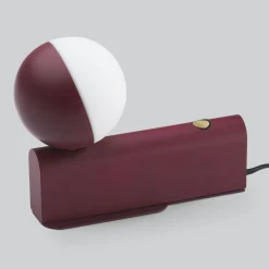 Applique Avec Prise Balancer Mini Metal Verre/ Lampe De Table - Orientable - Northern