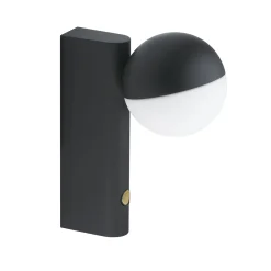Applique Avec Prise Balancer Mini Metal Verre/ Lampe De Table - Orientable - Northern