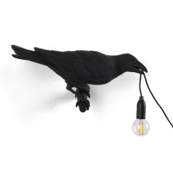 Applique D'extérieur Avec Prise Bird Looking Right Plastique Plastique / Outdoor - Seletti