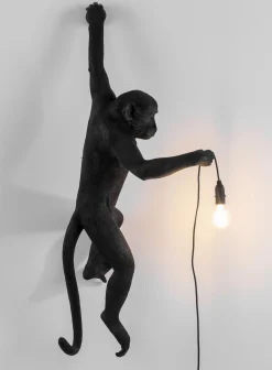 Applique D'extérieur Avec Prise Monkey Hanging Plastique Plastique / H 76,5 Cm - Seletti