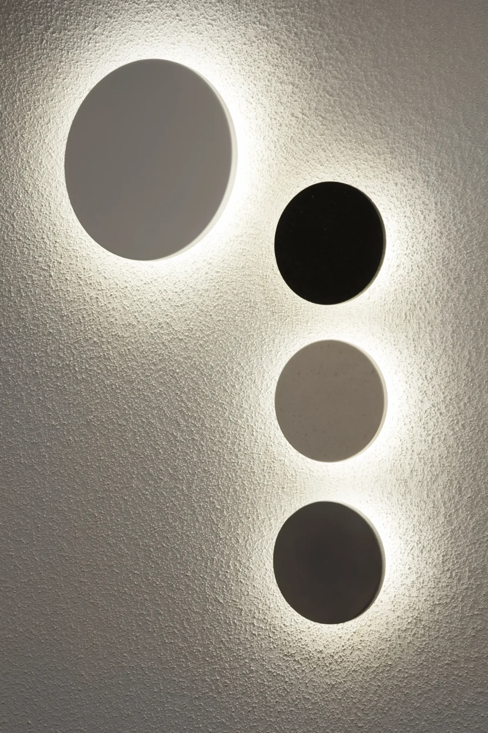 Applique D'extérieur Camouflage Led Pierre Gris Ciment Gris / O 14 Cm - Flos