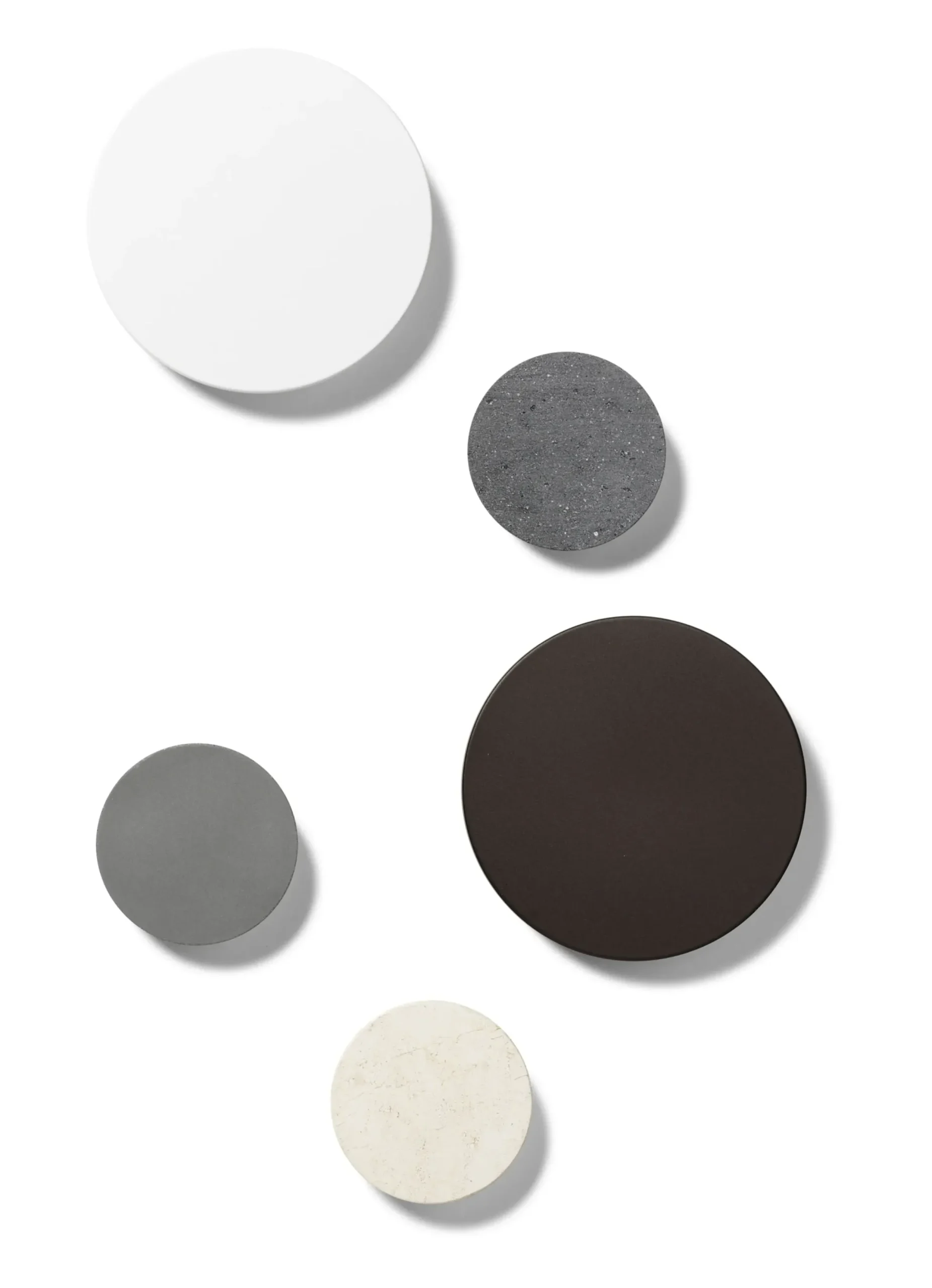 Applique D'extérieur Camouflage Led Pierre Gris Ciment Gris / O 14 Cm - Flos