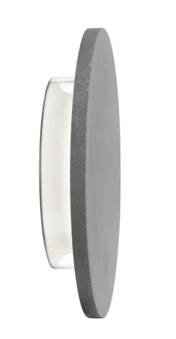 Applique D'extérieur Camouflage Led Pierre Gris Ciment Gris / O 14 Cm - Flos
