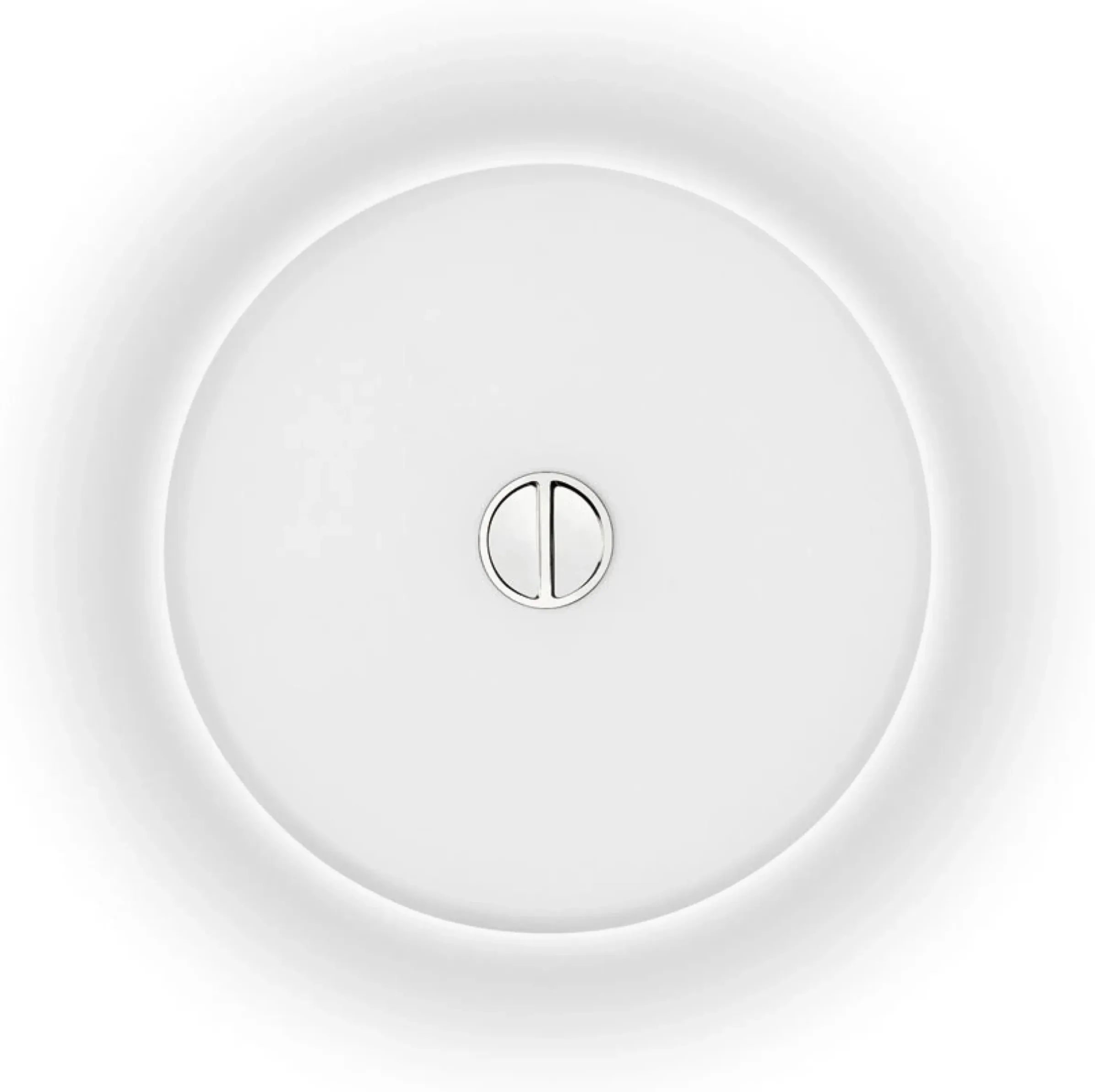 Applique D'extérieur Mini Button Outdoor Plastiqueplastique/ Plafonnier - O 14 Cm - Flos