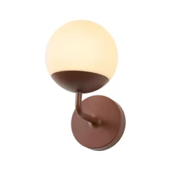 Applique D'extérieur Mooon! Led Metal Verre Rouge / O 15 Cm - Bluetooth - Fermob