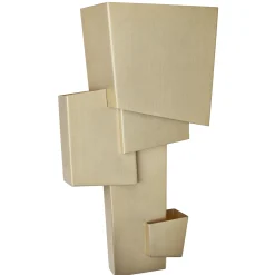 Applique Map 1 Led Or Metal / Large - L 23,5 X H 39,8 Cm - Dcw Editions