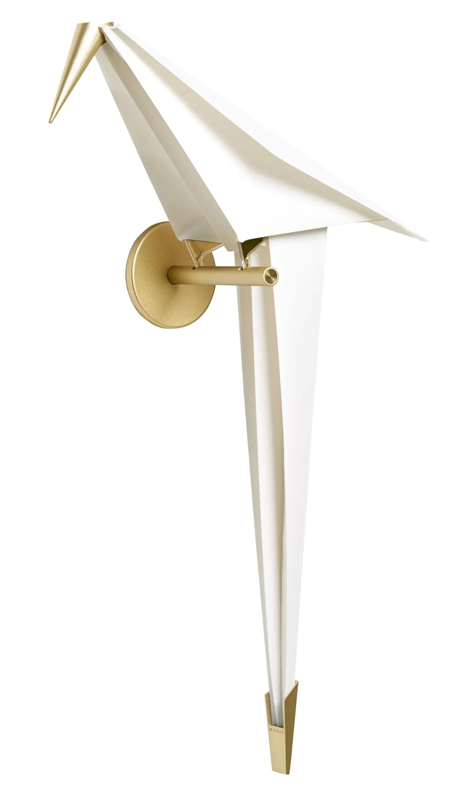 Applique Perch Light Small Plastique Blanc Or Metal / Led - Branchement Mural - Moooi