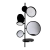 Applique Salle De Bains Tell Me Stories Metal/ Led - 2 Miroirs + 2 Etageres - H 86,5 Cm - Dcw Editions