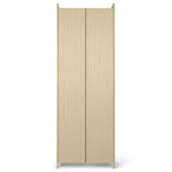 Armoire Sill Bois Beige / L 70 X H 200 Cm - Mdf Rainure - Ferm Living