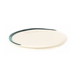 Assiette A Dessert Esquisse Ceramique Bleu / O 23 Cm - Maison Sarah Lavoine