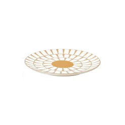 Assiette A Dessert Soleil Ceramique Orange / O 21 Cm - Maison Sarah Lavoine
