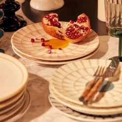 Assiette A Dessert Soleil Ceramique Orange / O 21 Cm - Maison Sarah Lavoine