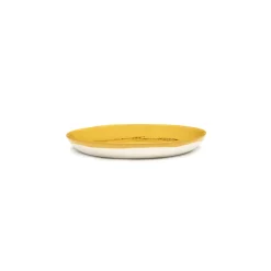 Assiette A Mignardises Feast Ceramique Jaune Xs / O 16 Cm - Serax