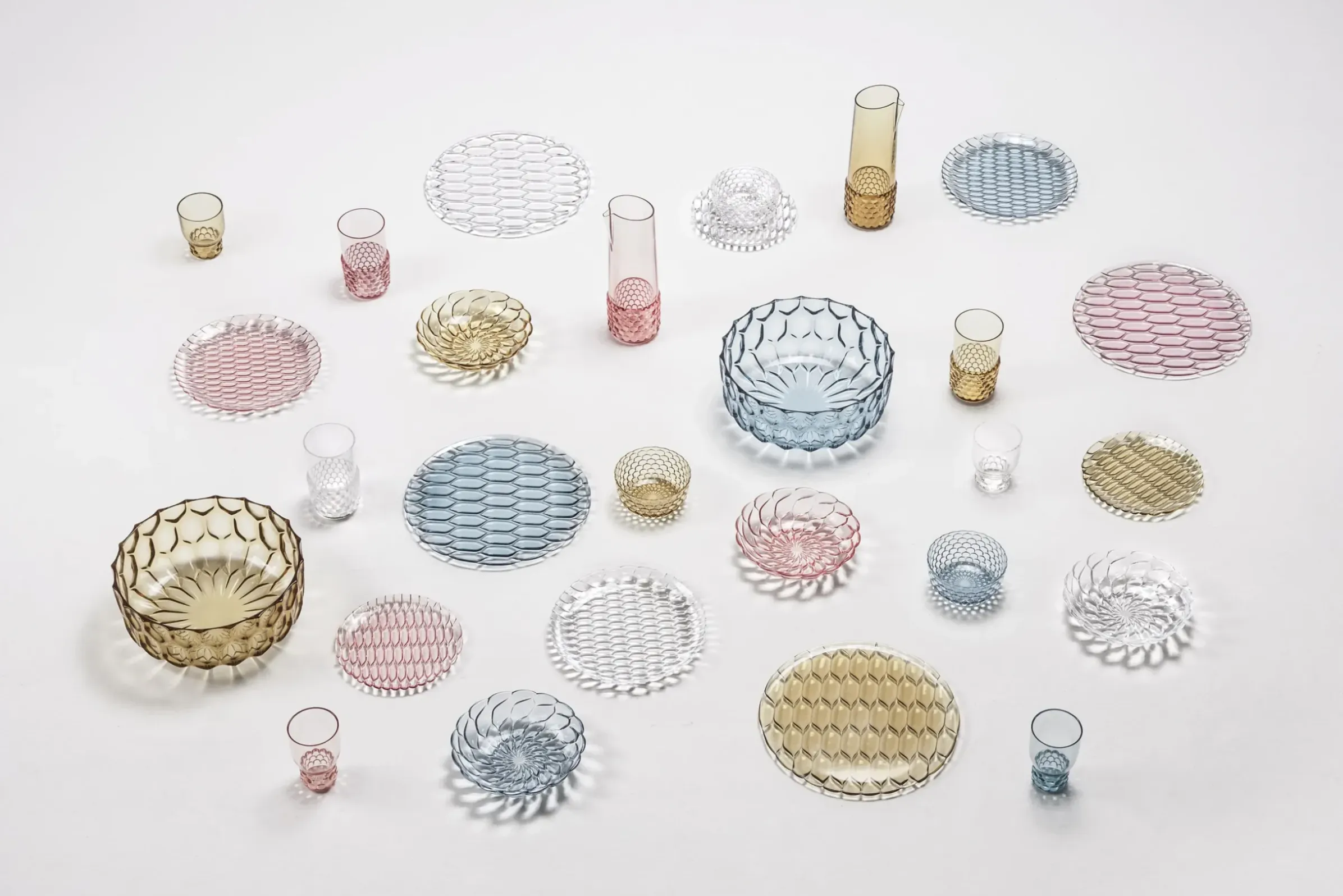 Assiette Creuse Jellies Family Plastique Transparent / O 22 Cm - Kartell