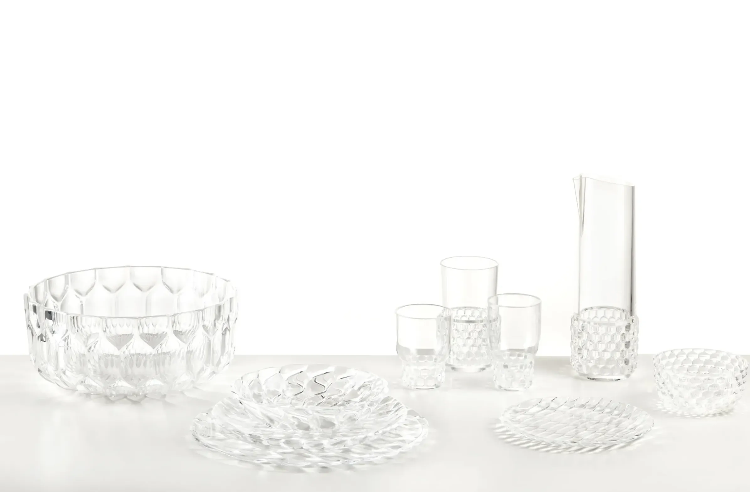 Assiette Creuse Jellies Family Plastique Transparent / O 22 Cm - Kartell