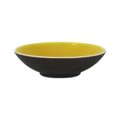 Assiette Creuse Tourron Ceramique Jaune Small / O 19 Cm - Gres Fait Main - Jars Ceramistes
