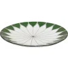Assiette Daria Ceramique Vert / O 29 Cm - Ceramique Peinte A La Main - Maison Sarah Lavoine