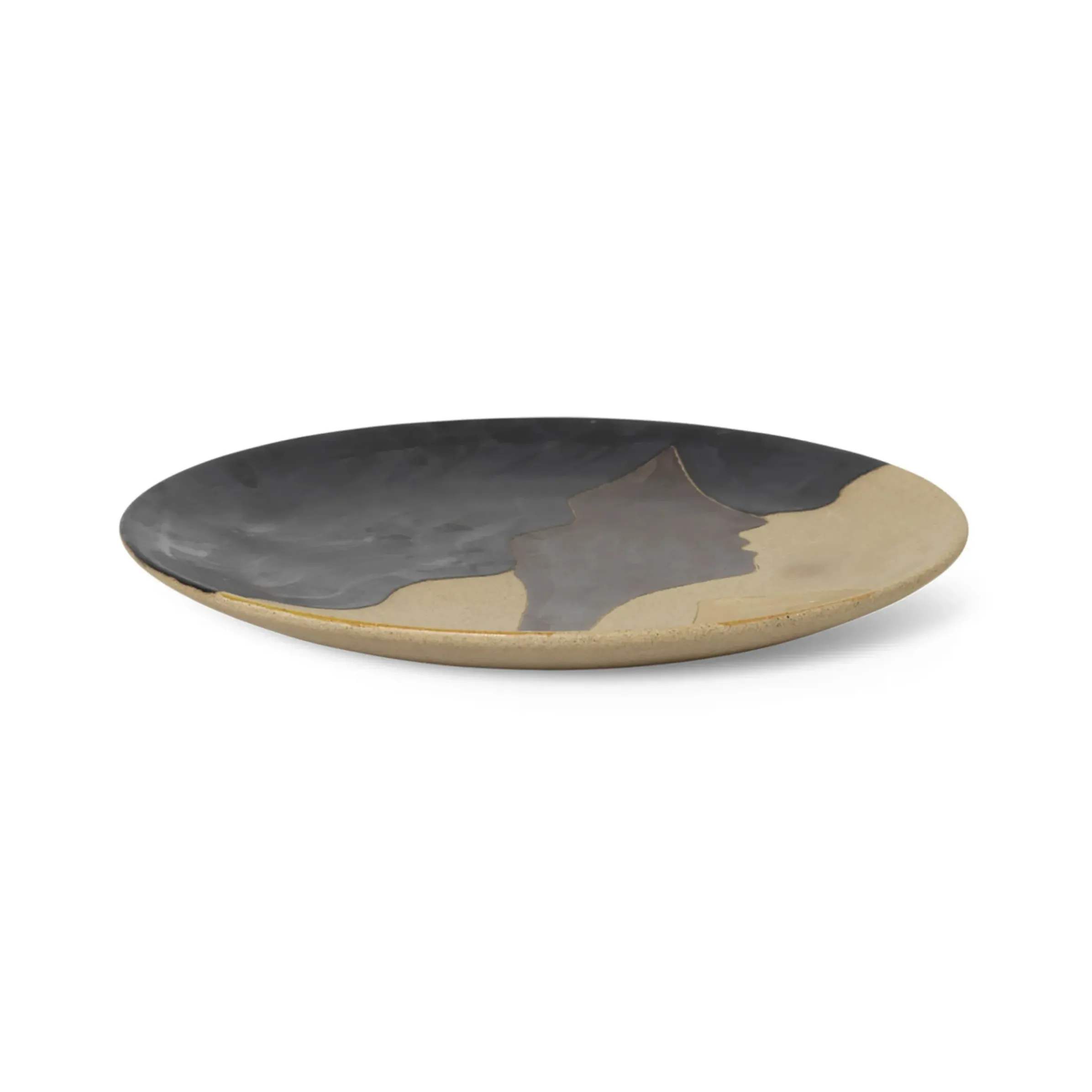 Assiette De Presentation Ceramic Ceramique / O 37,5 Cm - Peut Etre Fixee Au Mur - Ferm Living