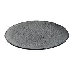 Assiette Matera Ceramique Gris / Gres - O 27 Cm - Leonardo