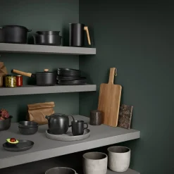 Assiette Nordic Kitchen Ceramique Noir / O 22 Cm - Gres - Eva Solo