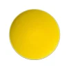 Assiette Tourron Ceramique Jaune / O 26 Cm - Gres Fait Main - Jars Ceramistes