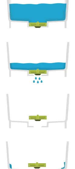 Bac A Vaisselle Wash&Drain Plastique/ Avec Systeme D'Evacuation - Joseph Joseph