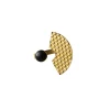 Bague Venusia - Edone Noir Or Metal / Medium - Alessi
