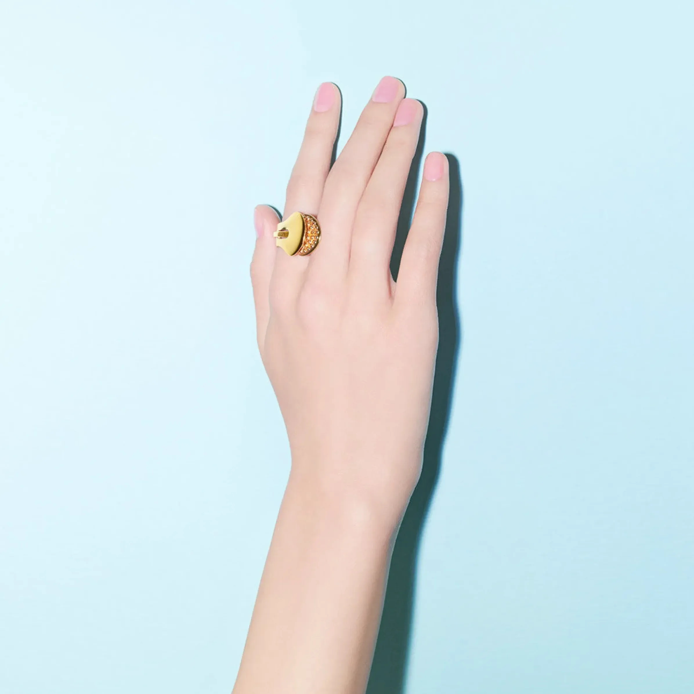 Bague Venusia - Trama Metal / Medium - Alessi