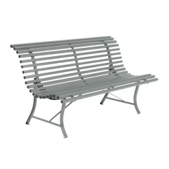 Banc Avec Dossier Louisiane Metal Gris / L 150 Cm - Fermob