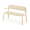 Banc Avec Dossier Toni Bankski Metal Beige / L 127 Cm - Aluminium Perfore - Fatboy