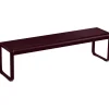 Banc Bellevie Metal Rouge / L 161 Cm - 4 Places - Fermob