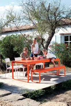 Banc Bellevie Metal Vert / L 161 Cm - 4 Places - Fermob