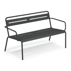 Banc Empilable Star Metal / Avec Accoudoirs - L 129 Cm - Emu