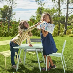 Banc Enfant Luxembourg Kid Metal Gris / Aluminium - Fermob