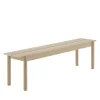 Banc Linear Bois Naturel / Bois - L 170 Cm - Muuto